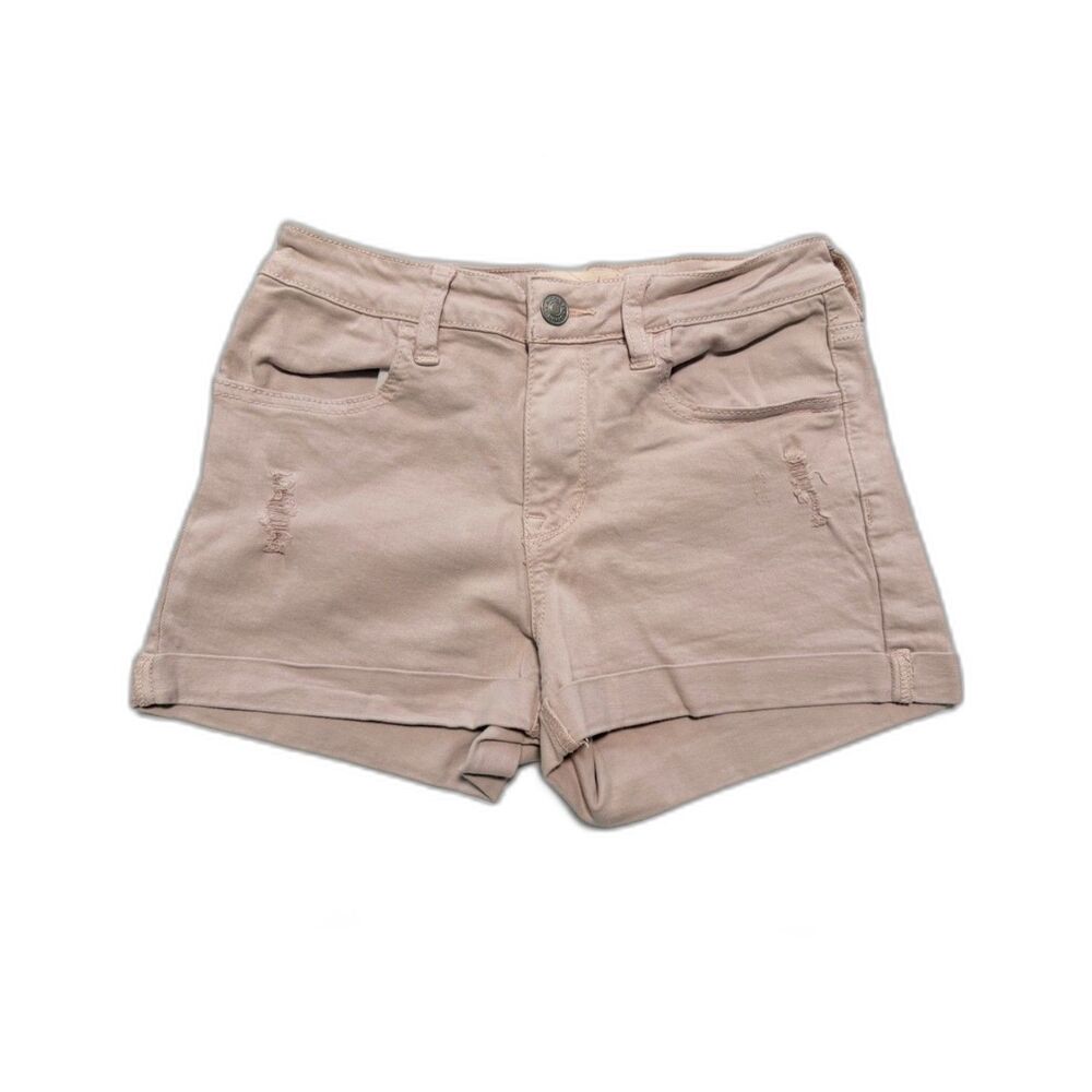 PacSun Maggie pink super stretch shortie shorts size 26